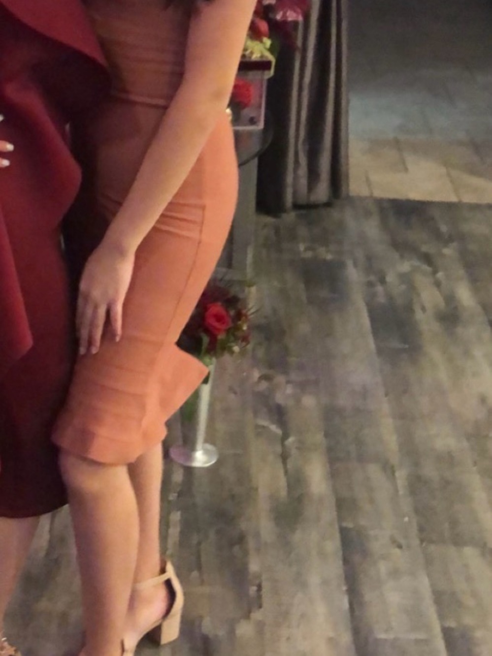 Strap Midi Dress in Terracotta - Picture 5 of 5